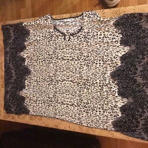 Cheetah print 18/20 Cato kaftan top